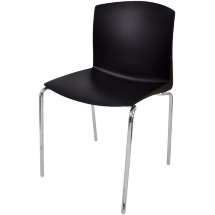 Стул пластиковый на металлокаркасе Pull-15 Nero Black