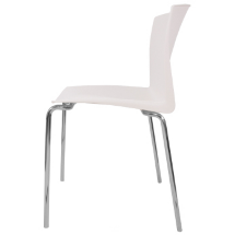 Стул пластиковый на металлокаркасе Pull-15 Blanco white 218