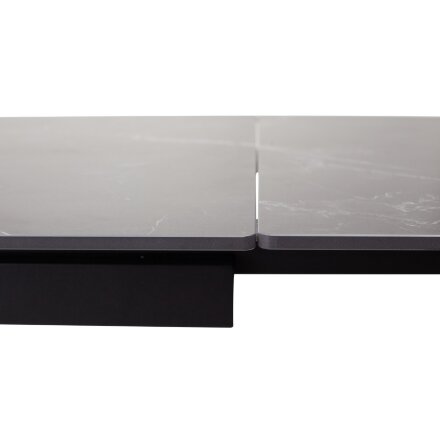 Стол FORIO 160 MATT BLACK MARBLE SOLID CERAMIC / BLACK, ®DISAUR 