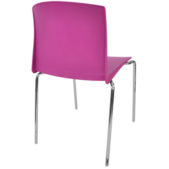 Стул пластиковый на металлокаркасе Pull-15 Viola purple 145 Фиолетовый