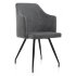 Стул на металлокаркасе Lans dark grey fabric