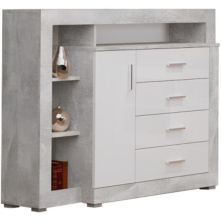 Комод Mирандa atelier / белый глянец 