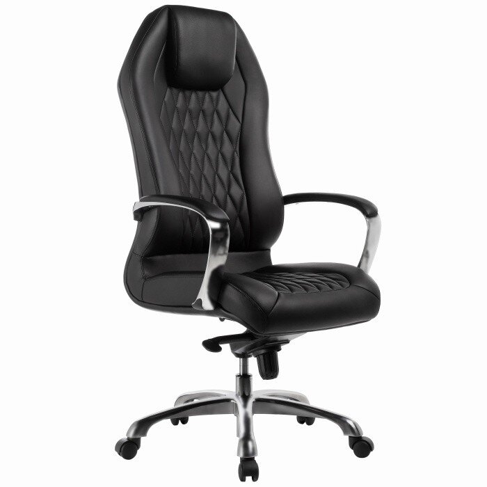 Компьютерное кресло Damian black / satin chrome Компьютерное кресло Damian black / satin chrome