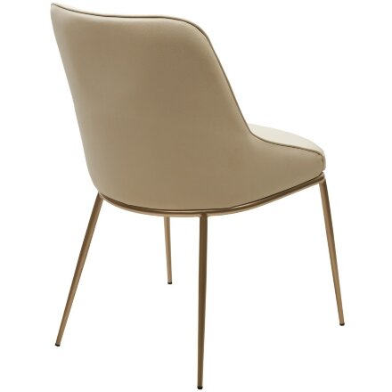 Стул ABRIOLA Milk Ti-02, PU / шампань, ®DISAUR 